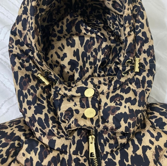 NEW Cleo Leopard Print Puffer Jacket - Picture 3 of 4